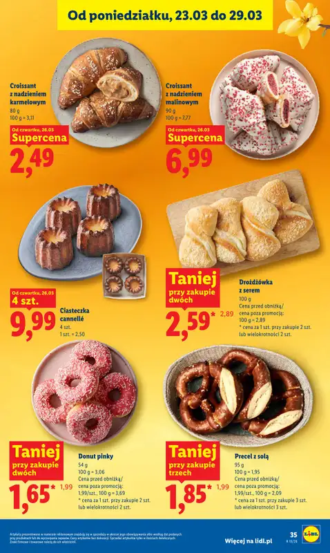 Lidl - gazetka promocyjna Oferta od czwartku od czwartku 26.03 do niedzieli 29.03 - strona 35