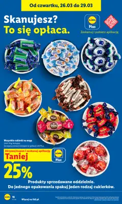 Lidl - gazetka promocyjna Oferta od czwartku od czwartku 26.03 do niedzieli 29.03 - strona 18