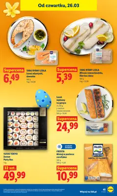 Lidl - gazetka promocyjna Oferta od czwartku od czwartku 26.03 do niedzieli 29.03 - strona 45