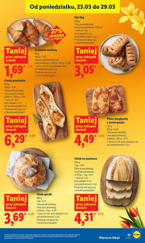 Lidl - gazetka promocyjna Oferta od czwartku od czwartku 26.03 do niedzieli 29.03 - strona 33