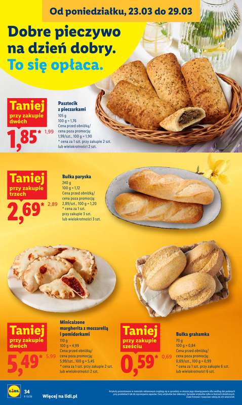 Lidl - gazetka promocyjna Oferta od czwartku od czwartku 26.03 do niedzieli 29.03 - strona 34