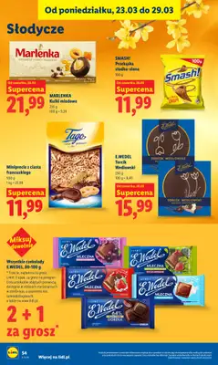 Lidl - gazetka promocyjna Oferta od czwartku od czwartku 26.03 do niedzieli 29.03 - strona 54
