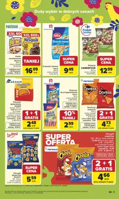 Carrefour - gazetka promocyjna Gazetka Carrefour od poniedziałku od poniedziałku 30.03 do soboty 04.04 - strona 47