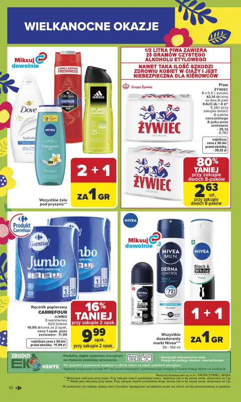 Carrefour - gazetka promocyjna Gazetka Carrefour od poniedziałku od poniedziałku 30.03 do soboty 04.04 - strona 12