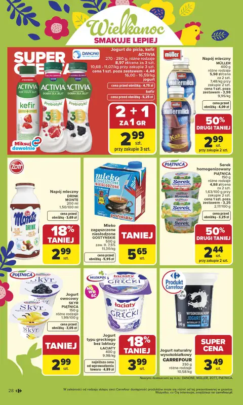Carrefour - gazetka promocyjna Gazetka Carrefour od poniedziałku od poniedziałku 30.03 do soboty 04.04 - strona 30