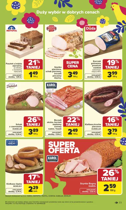 Carrefour - gazetka promocyjna Gazetka Carrefour od poniedziałku od poniedziałku 30.03 do soboty 04.04 - strona 25