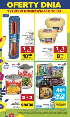 Carrefour - gazetka promocyjna Gazetka Carrefour od poniedziałku od poniedziałku 30.03 do soboty 04.04 - strona 4