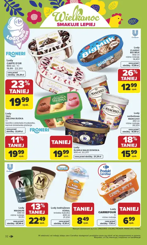 Carrefour - gazetka promocyjna Gazetka Carrefour od poniedziałku od poniedziałku 30.03 do soboty 04.04 - strona 34