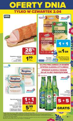 Carrefour - gazetka promocyjna Gazetka Carrefour od poniedziałku od poniedziałku 30.03 do soboty 04.04 - strona 7
