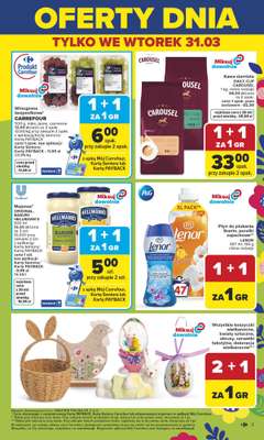 Carrefour - gazetka promocyjna Gazetka Carrefour od poniedziałku od poniedziałku 30.03 do soboty 04.04 - strona 5