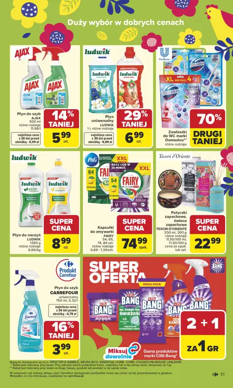 Carrefour - gazetka promocyjna Gazetka Carrefour od poniedziałku od poniedziałku 30.03 do soboty 04.04 - strona 53
