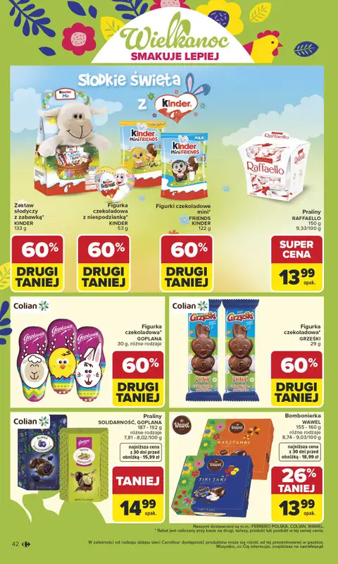 Carrefour - gazetka promocyjna Gazetka Carrefour od poniedziałku od poniedziałku 30.03 do soboty 04.04 - strona 44