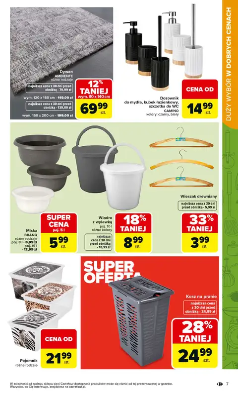 Carrefour - gazetka promocyjna Gazetka Łap super okazje od poniedziałku od poniedziałku 30.03 do soboty 11.04 - strona 7