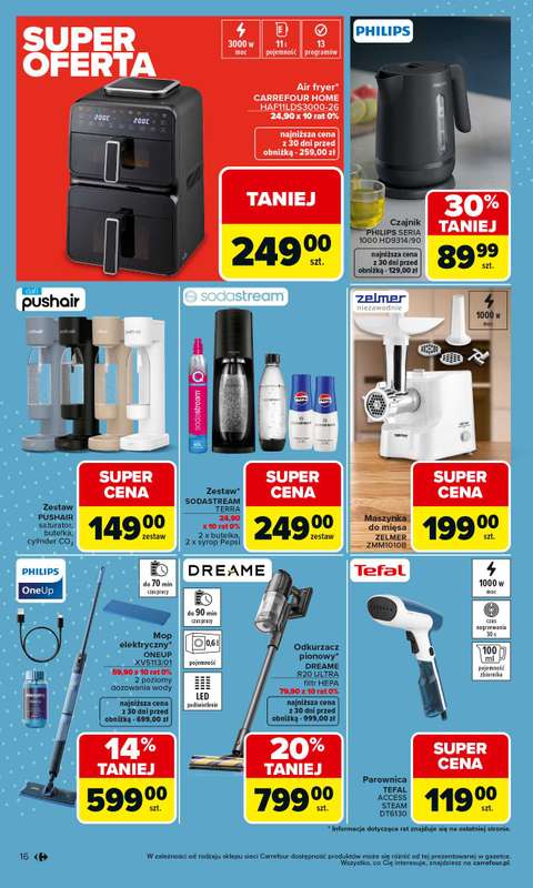 Carrefour - gazetka promocyjna Gazetka Łap super okazje od poniedziałku od poniedziałku 30.03 do soboty 11.04 - strona 16