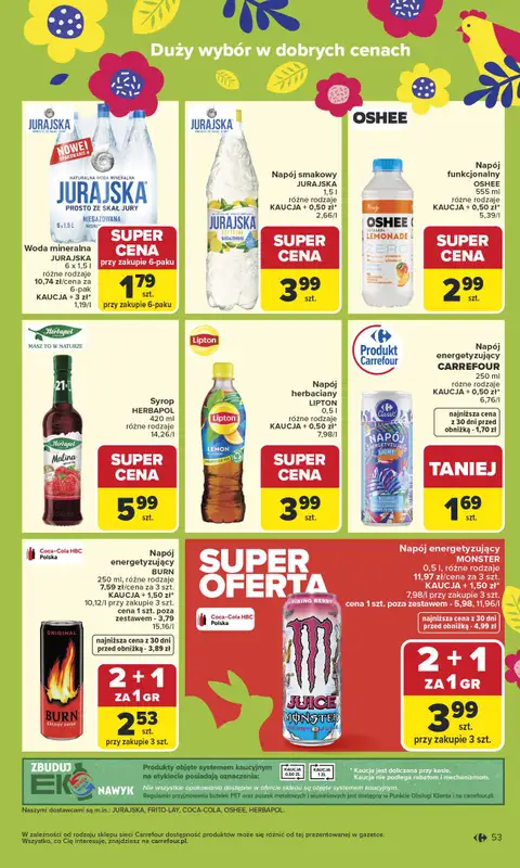 Carrefour Market - gazetka promocyjna Gazetka Carrefour Market od poniedziałku od poniedziałku 30.03 do soboty 04.04 - strona 55