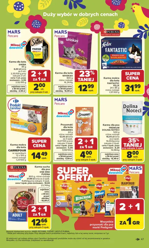 Carrefour Market - gazetka promocyjna Gazetka Carrefour Market od poniedziałku od poniedziałku 30.03 do soboty 04.04 - strona 49