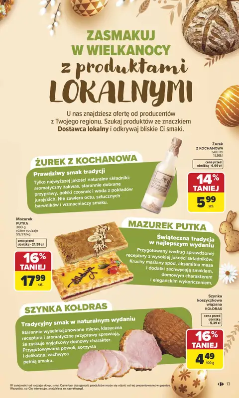 Carrefour Market - gazetka promocyjna Gazetka Carrefour Market od poniedziałku od poniedziałku 30.03 do soboty 04.04 - strona 15