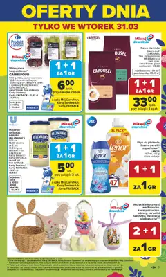 Carrefour Market - gazetka promocyjna Gazetka Carrefour Market od poniedziałku od poniedziałku 30.03 do soboty 04.04 - strona 5