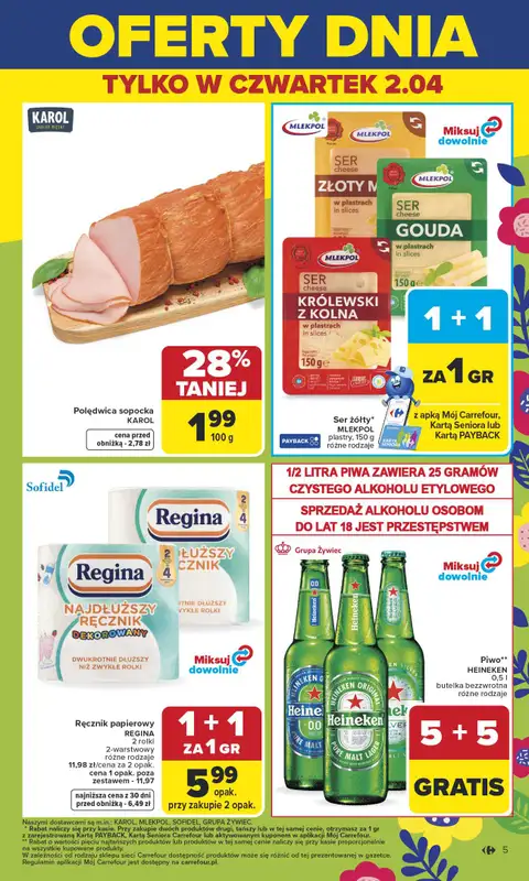 Carrefour Market - gazetka promocyjna Gazetka Carrefour Market od poniedziałku od poniedziałku 30.03 do soboty 04.04 - strona 7