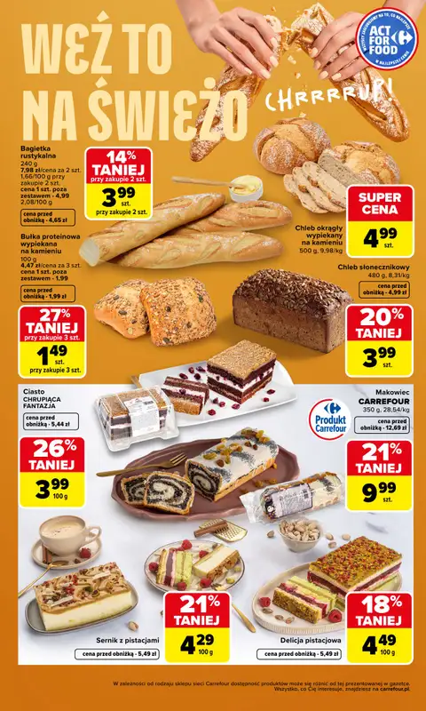 Carrefour Market - gazetka promocyjna Gazetka Weź to na świeżo od poniedziałku 30.03 do soboty 04.04 - strona 4