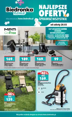 Biedronka Home - gazetka promocyjna Najlepsze oferty od soboty 28.03 do środy 29.04
