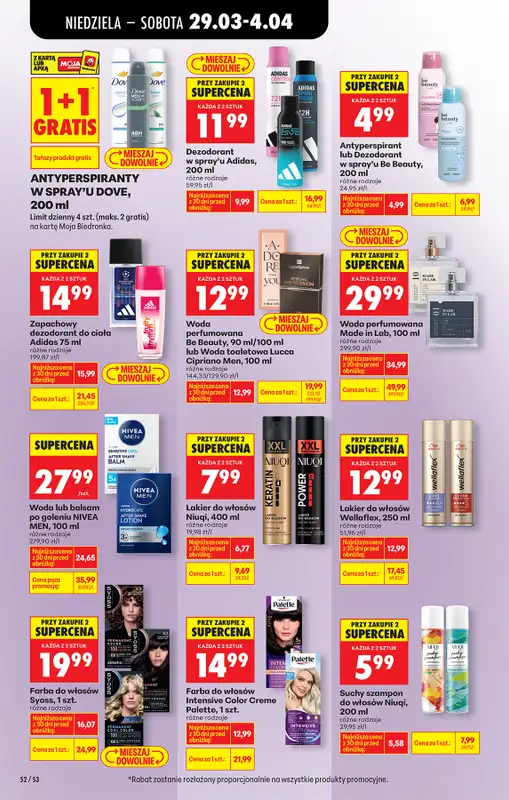 Biedronka - gazetka promocyjna Od niedzieli od niedzieli 29.03 do soboty 04.04 - strona 70