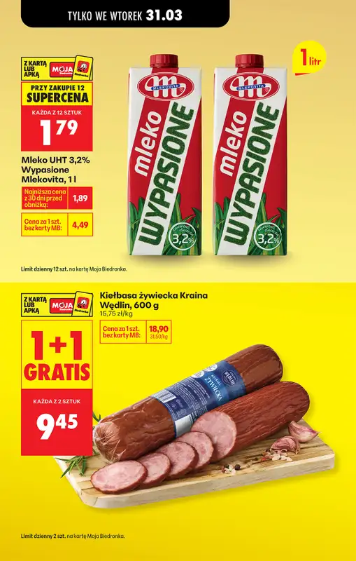 Biedronka - gazetka promocyjna Od niedzieli od niedzieli 29.03 do soboty 04.04 - strona 9