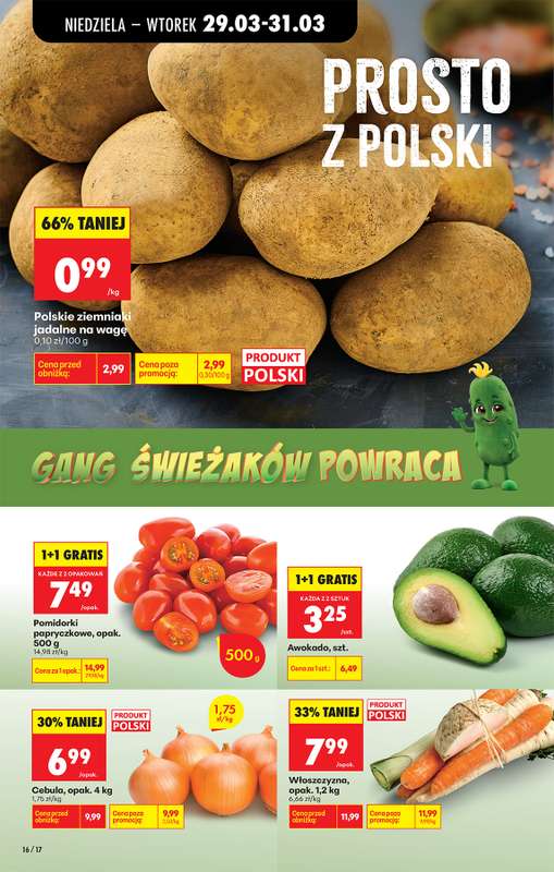 Biedronka - gazetka promocyjna Gazetka, Z ladą tradycyjną od niedzieli 29.03 do soboty 04.04 - strona 22