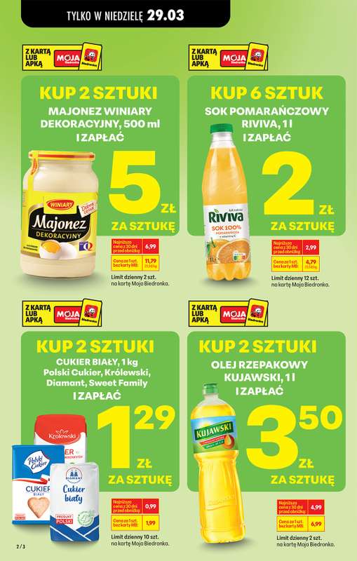 Biedronka - gazetka promocyjna Gazetka, Z ladą tradycyjną od niedzieli 29.03 do soboty 04.04 - strona 4