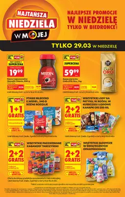 Biedronka - gazetka promocyjna Najtańsza niedziela od niedzieli 29.03 do niedzieli 29.03 - strona 2