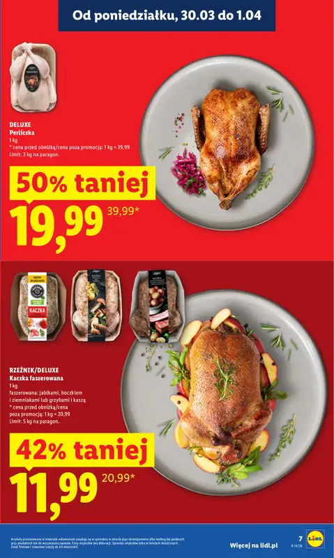 Lidl - gazetka promocyjna Oferta od poniedziałku od poniedziałku 30.03 do środy 01.04 - strona 7