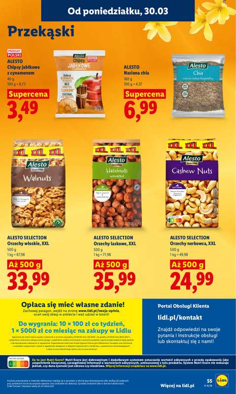 Lidl - gazetka promocyjna Oferta od poniedziałku od poniedziałku 30.03 do środy 01.04 - strona 55