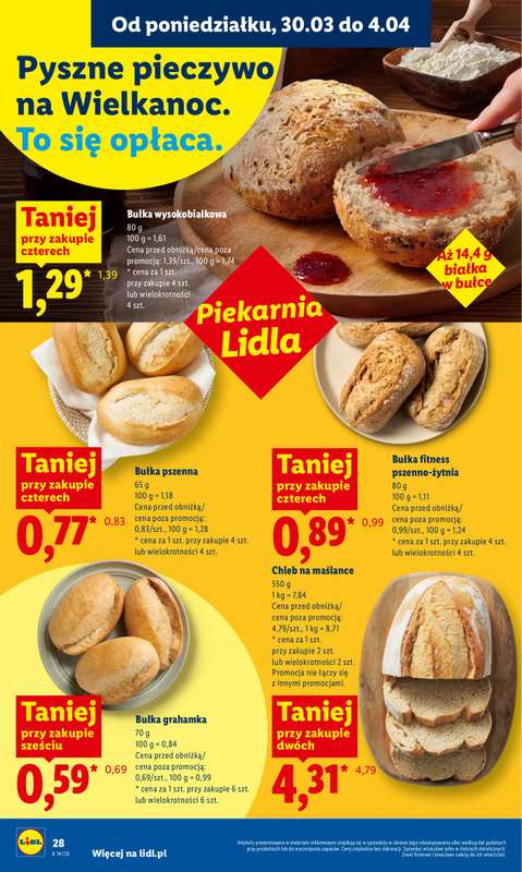Lidl - gazetka promocyjna Oferta od poniedziałku od poniedziałku 30.03 do środy 01.04 - strona 28