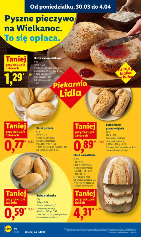 Lidl - gazetka promocyjna Oferta od poniedziałku od poniedziałku 30.03 do środy 01.04 - strona 28