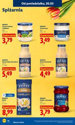 Lidl - gazetka promocyjna Oferta od poniedziałku od poniedziałku 30.03 do środy 01.04 - strona 64