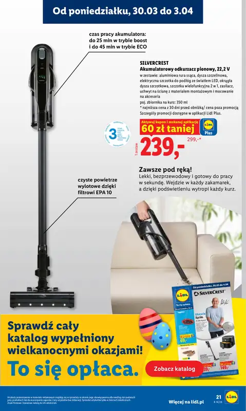 Lidl - gazetka promocyjna Oferta od poniedziałku od poniedziałku 30.03 do środy 01.04 - strona 21