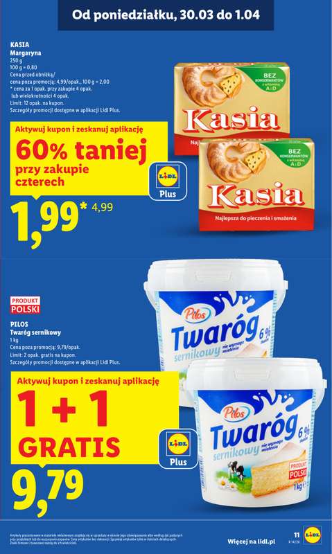 Lidl - gazetka promocyjna Oferta od poniedziałku od poniedziałku 30.03 do środy 01.04 - strona 11
