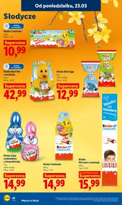 Lidl - gazetka promocyjna Oferta od poniedziałku od poniedziałku 30.03 do środy 01.04 - strona 50