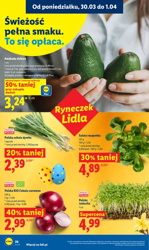 Lidl - gazetka promocyjna Oferta od poniedziałku od poniedziałku 30.03 do środy 01.04 - strona 26