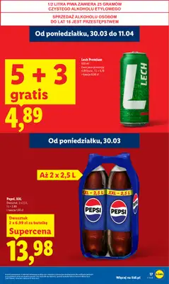 Lidl - gazetka promocyjna Oferta od poniedziałku od poniedziałku 30.03 do środy 01.04 - strona 17
