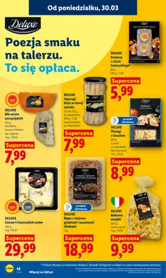 Lidl - gazetka promocyjna Oferta od poniedziałku od poniedziałku 30.03 do środy 01.04 - strona 48