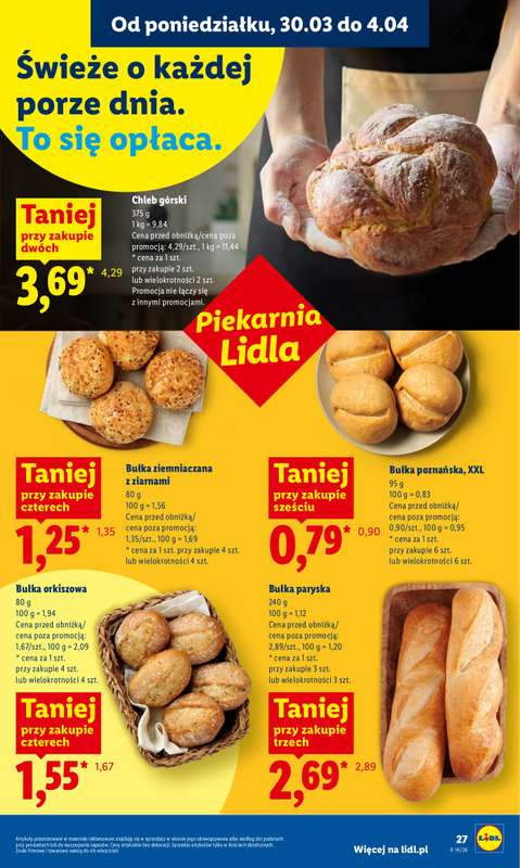 Lidl - gazetka promocyjna Oferta od poniedziałku od poniedziałku 30.03 do środy 01.04 - strona 27