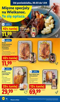 Lidl - gazetka promocyjna Oferta od poniedziałku od poniedziałku 30.03 do środy 01.04 - strona 38