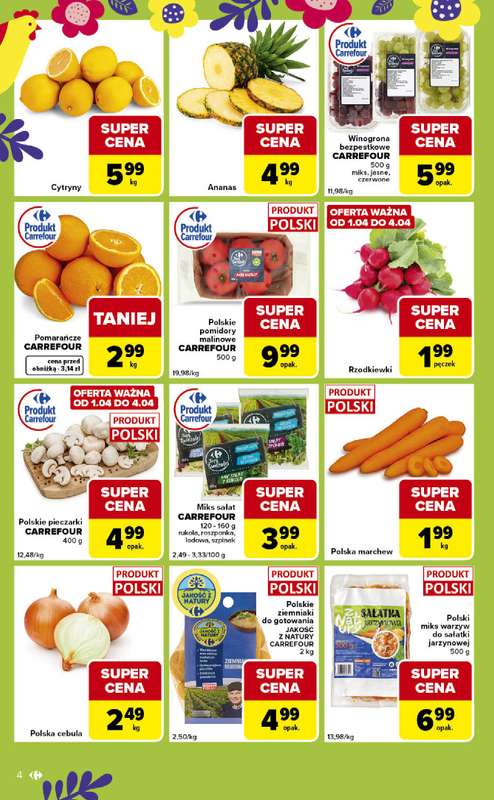 Carrefour Express - gazetka promocyjna Gazetka Express od wtorku 31.03 do soboty 04.04 - strona 4