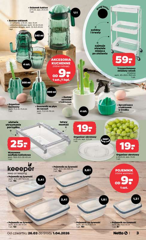 Netto - gazetka promocyjna Inspiracje tygodnia Netto od czwartku 26.03 do środy 01.04 - strona 3
