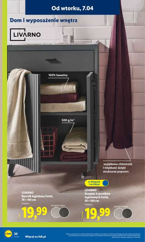 Lidl - gazetka promocyjna Katalog od wtorku 07.04 do soboty 11.04 - strona 22