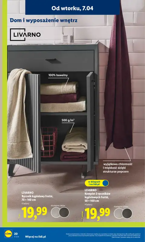 Lidl - gazetka promocyjna Katalog od wtorku 07.04 do soboty 11.04 - strona 22