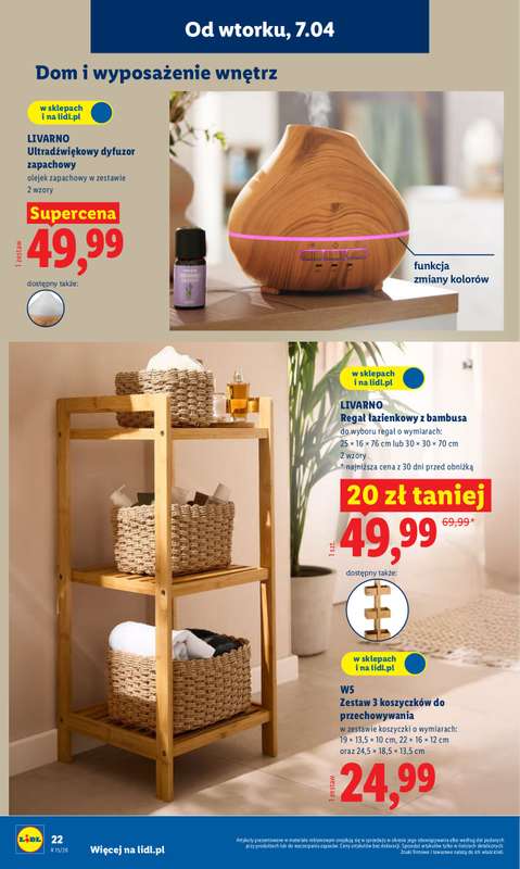 Lidl - gazetka promocyjna Katalog od wtorku 07.04 do soboty 11.04 - strona 24