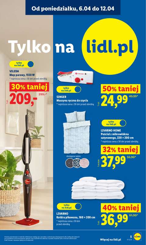Lidl - gazetka promocyjna Katalog od wtorku 07.04 do soboty 11.04 - strona 5