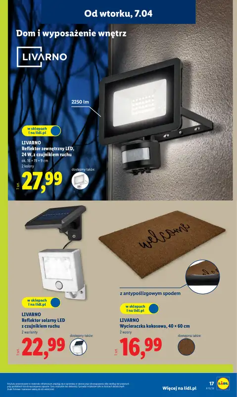 Lidl - gazetka promocyjna Katalog od wtorku 07.04 do soboty 11.04 - strona 19